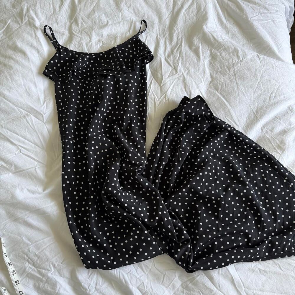 My-michelle Women's Black and White Dress